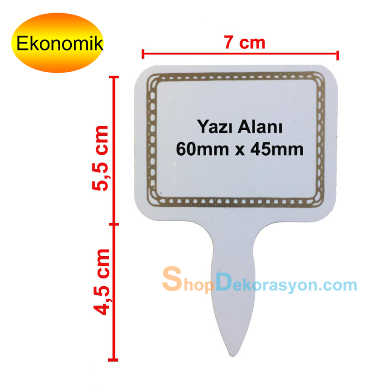 Silinebilir Pvc Kuruyemiş ve Baharat Etiketliği