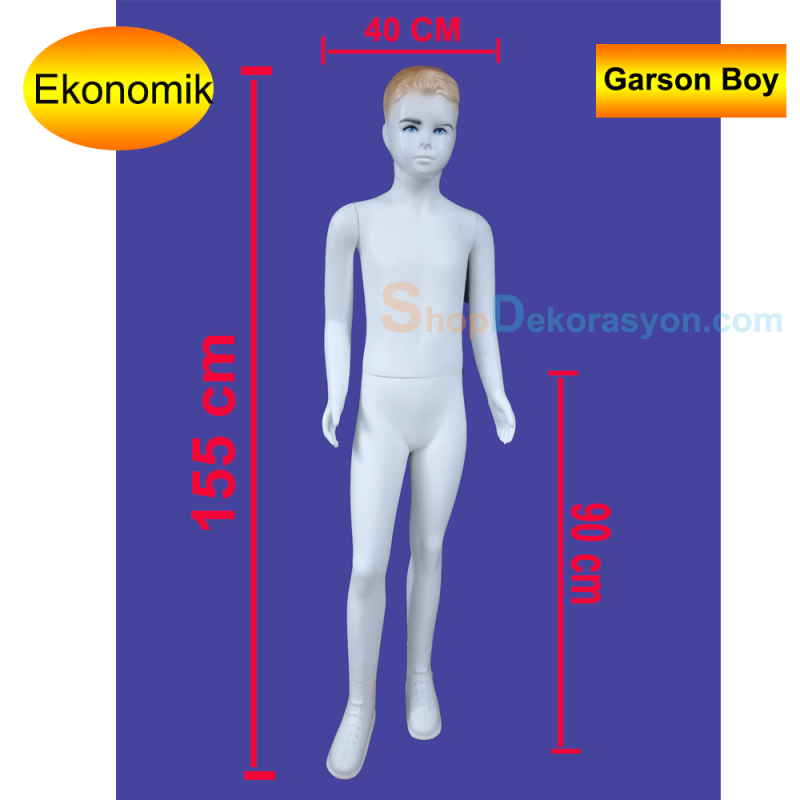 Erkek Çocuk Garson Boy Mankeni 155cm