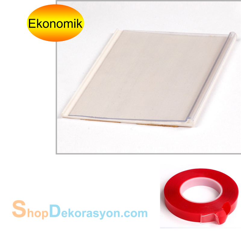 Yapışkanlı Raf Etiketliği Profili 