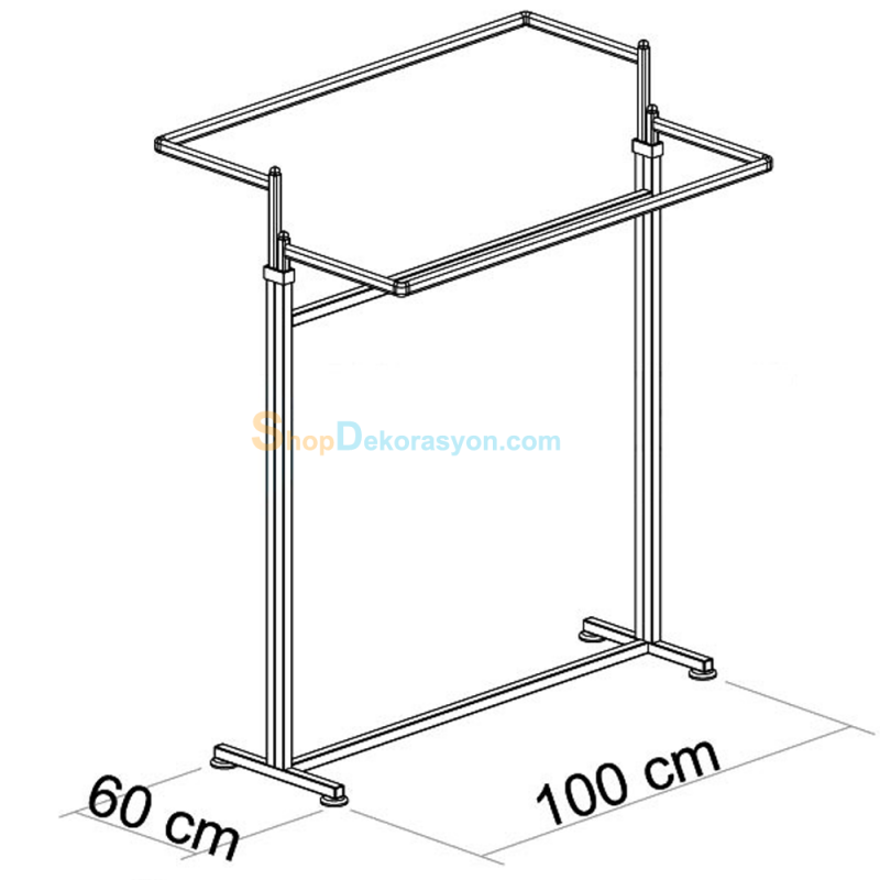 Çift Taraflı Askı Standı