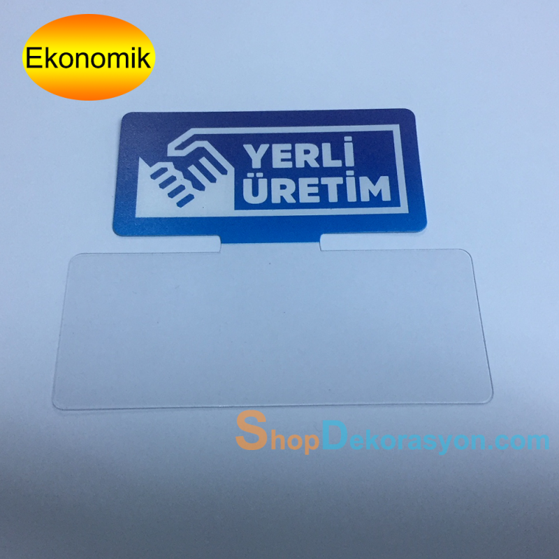 Yerli Üretim Raf Önü Fiyat Etiketliği