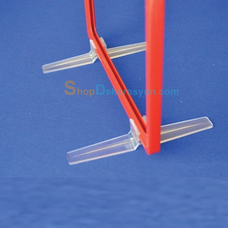 Plastik Etiketlik Dik Çerçeve Ayağı