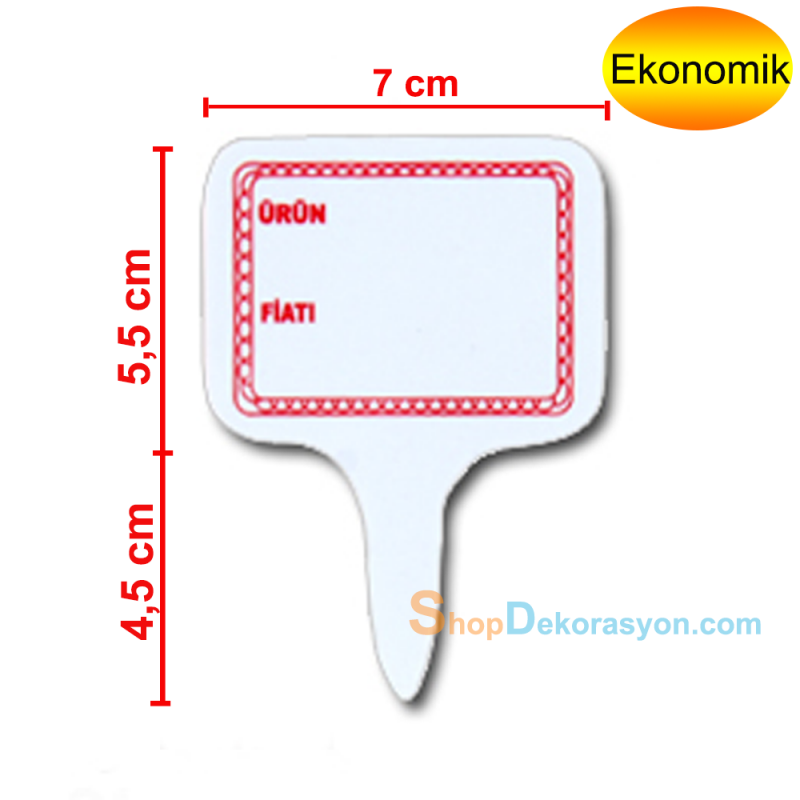 Kuruyemiş Fiyat Etiketi Saplamalı