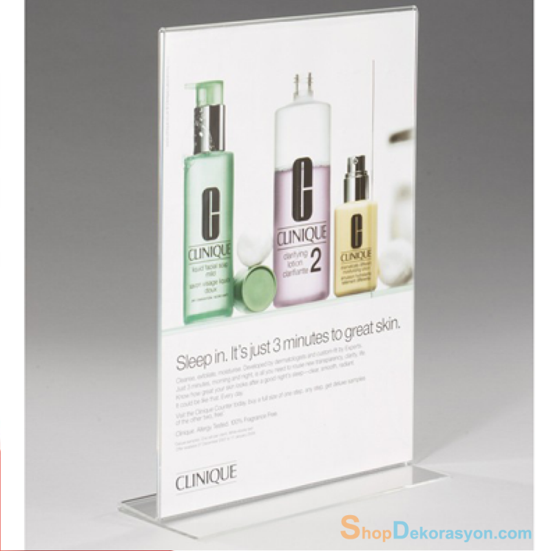 Eczane T Pleksi Etiketlik , A6 Ebadında