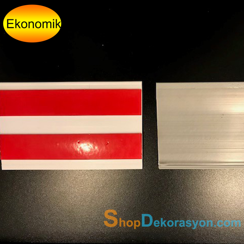 Yapışkanlı Raf Etiketliği H:6cm L:6cm