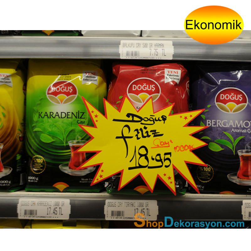 Yıldız Orta Boy Fiyat Etiketliği