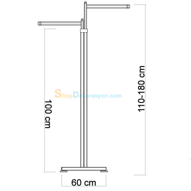 Çift Taraflı Askı Standı