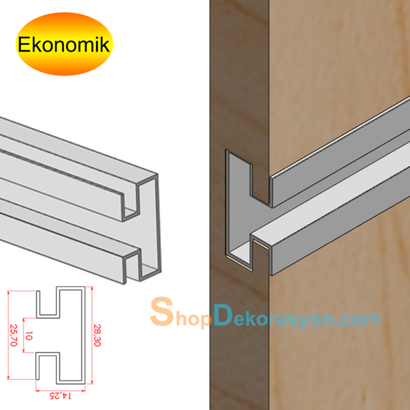 Kanal Alüminyum, 3 Metre