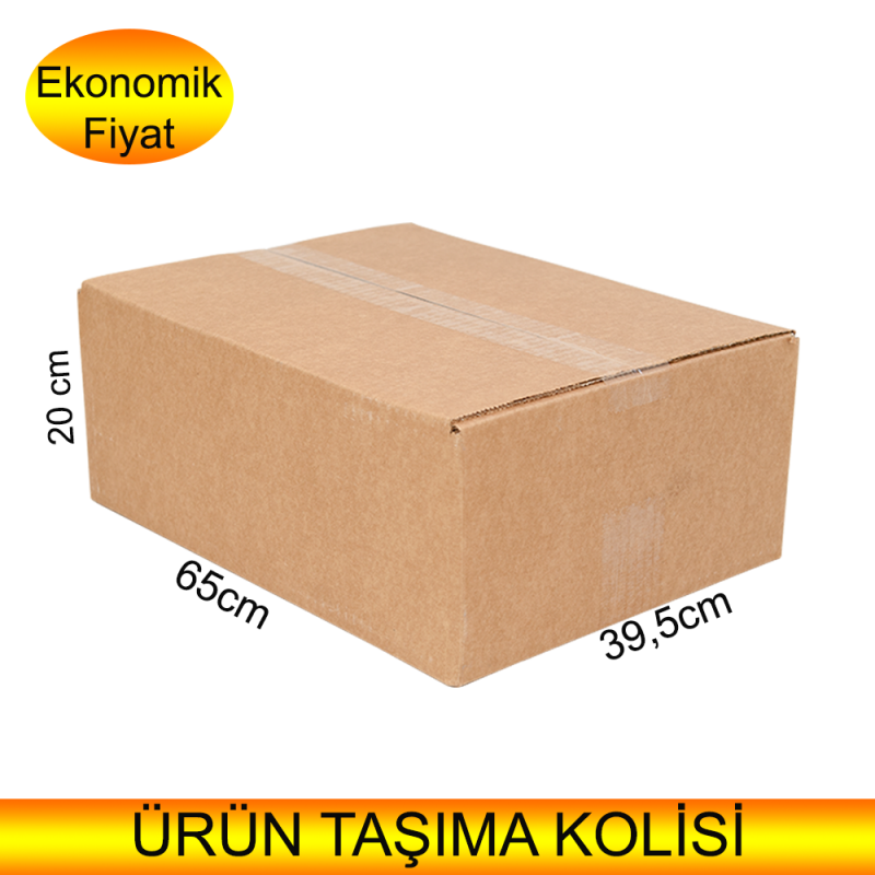 Boş Karton Koli İkitelli 650mm x 395mm x 200mm