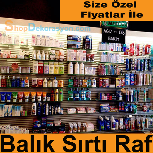 Dalgalı Alüminyum Eczane Raf Sistemi