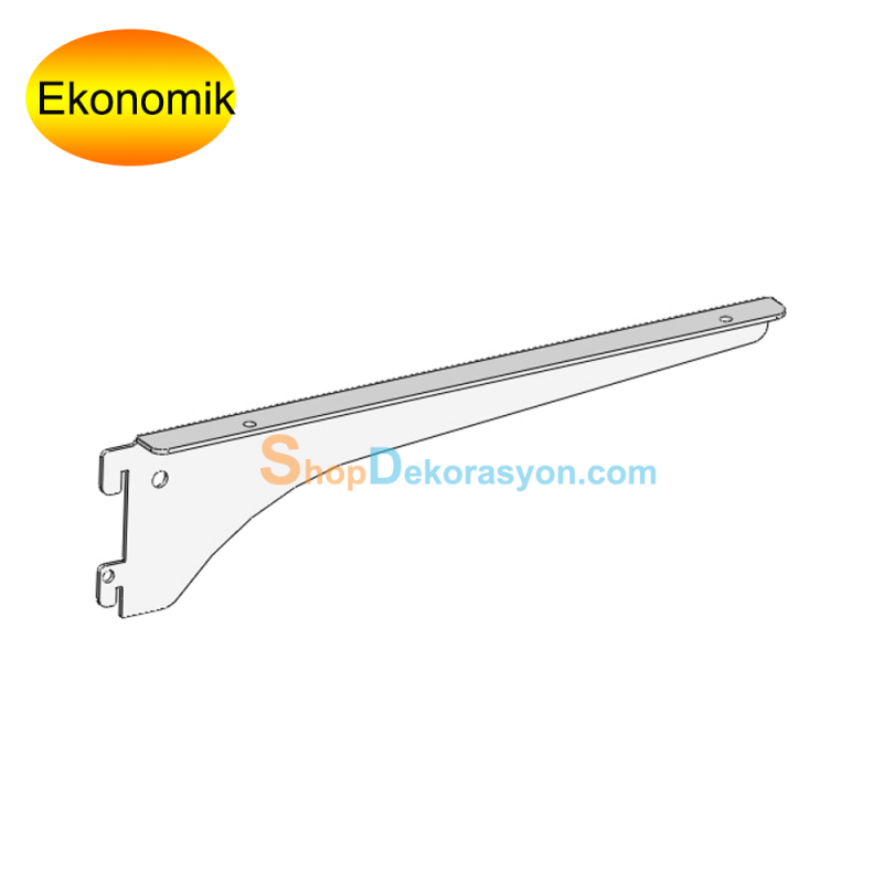 Beyaz Raf Desteği 30cm