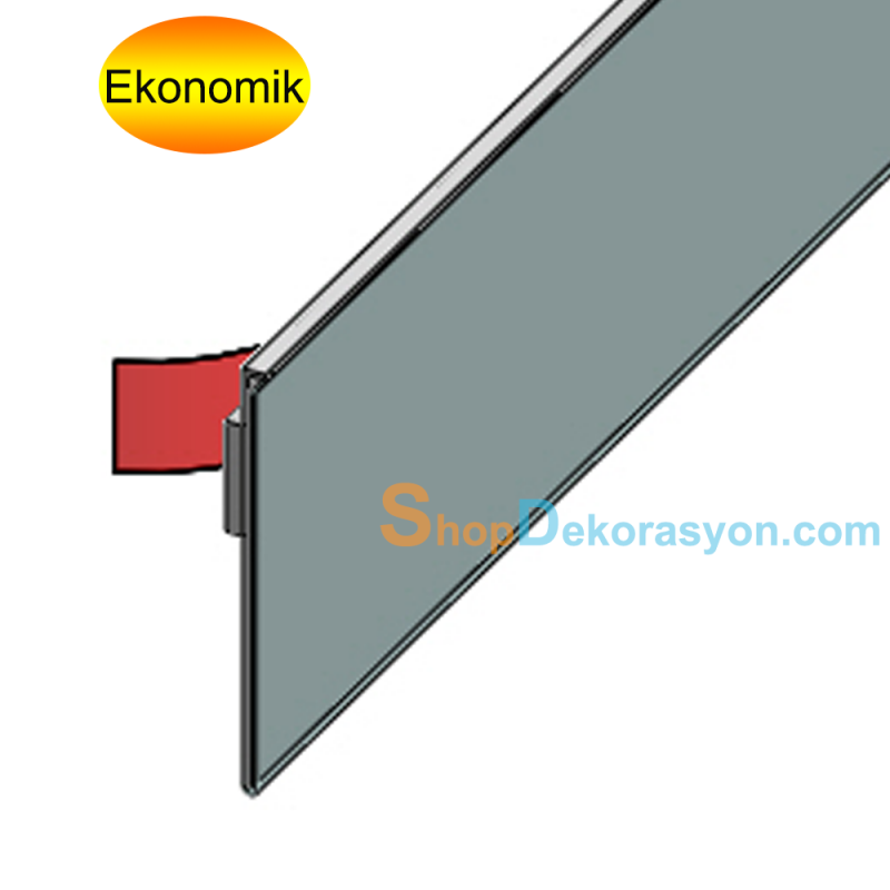 Yapışkanlı Raf Etiketliği Profili 