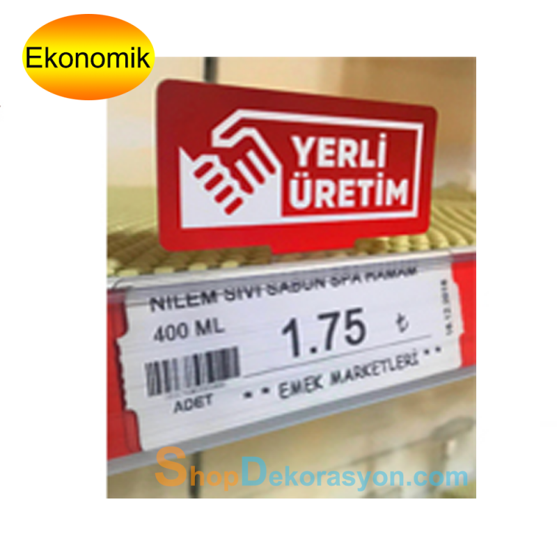 Yerli Üretim Kulakçık, Etiketlik