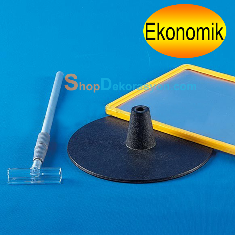 Yuvarlak Ayak Fiyatlık Tutucu, A4