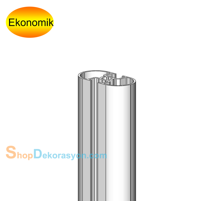 Alüminyum Dikme Raf Profili ,  INOX Eloksallı
