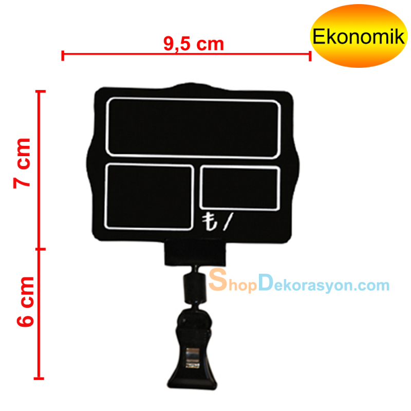 Pastane Mandallı Fiyatlık Kare Etiketlik