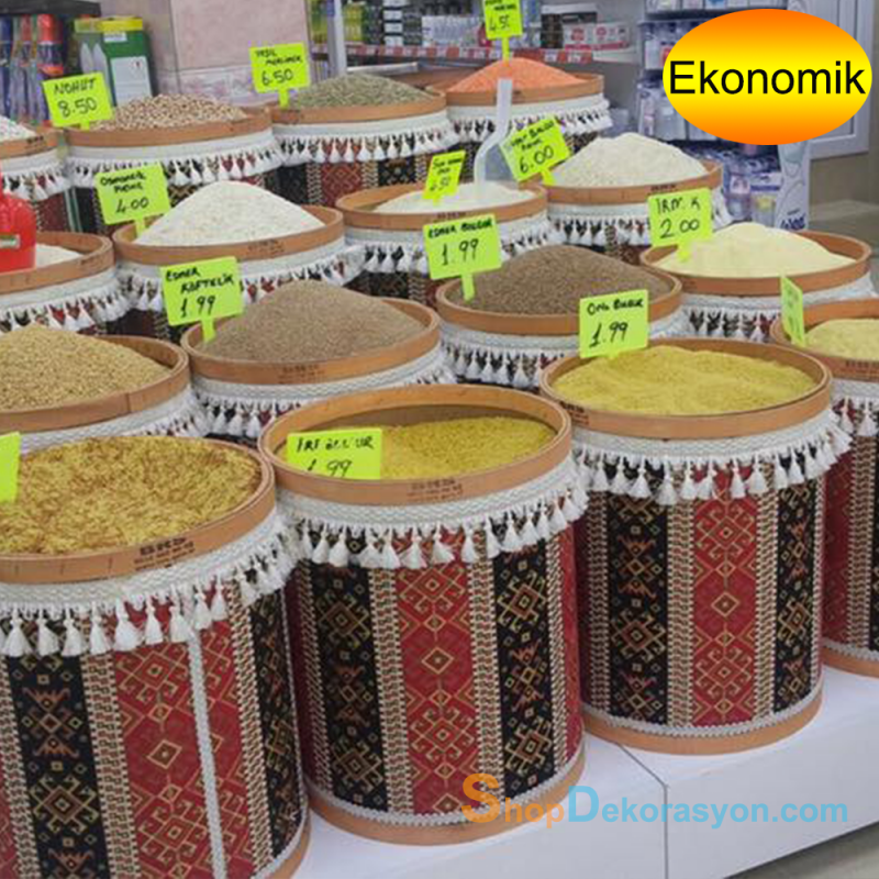 Saplamalı Bakliyat Etiketliği, Sarı