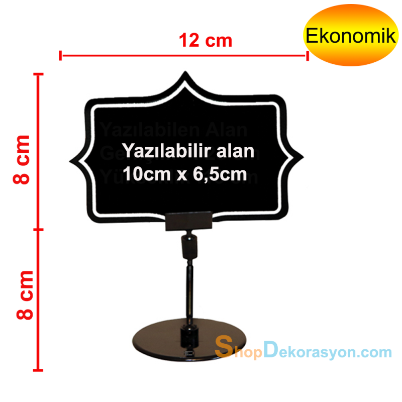 Ayaklı Fiyatlık Yıldız Etiketliği, Kasap Reyon Teşhir Etiketi