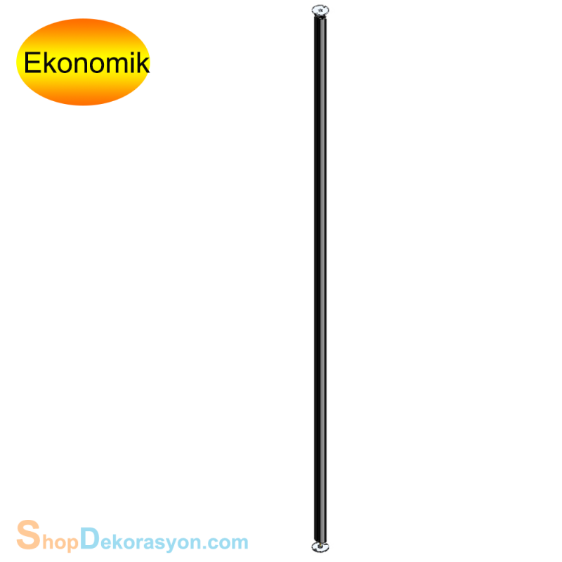 Zemin Tavan Arası Sıkıştırmalı Alüminyum Raf Dikmesi , GOLD Eloksallı