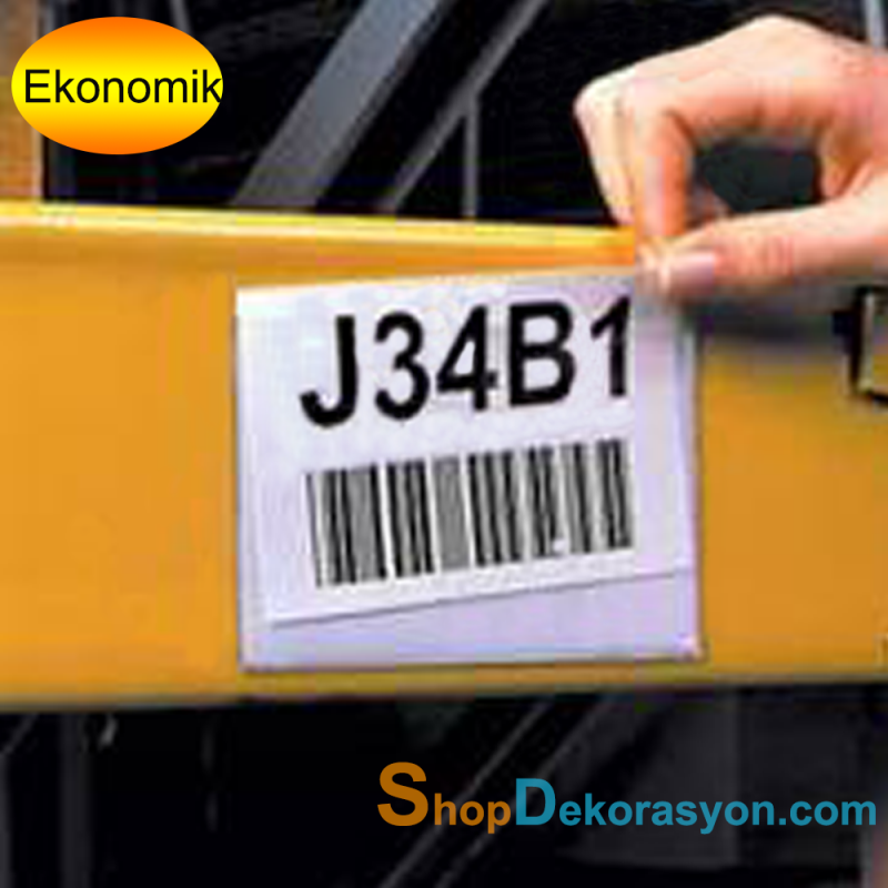 Yapışkanlı Raf Etiket Profil H:6cm L:50cm