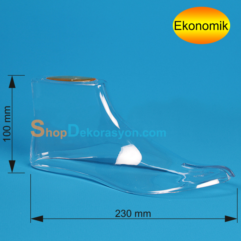 Sandalet Parmak Arası Düz Tabanlı Şeffaf Plastik Kalıp