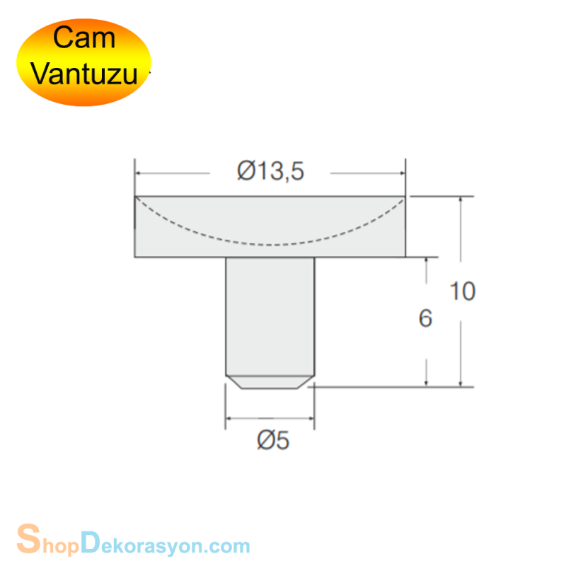 Cam Raf Vantuzu, Tutacağı