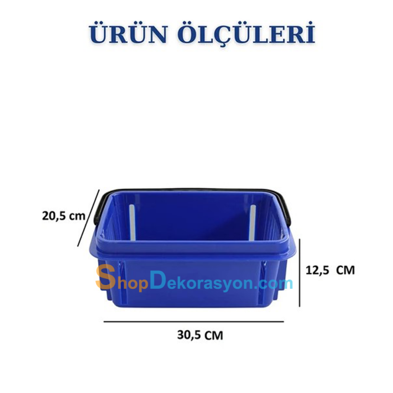 Kozmetik ve Bujiteri Plastik El Sepeti , 7 LT