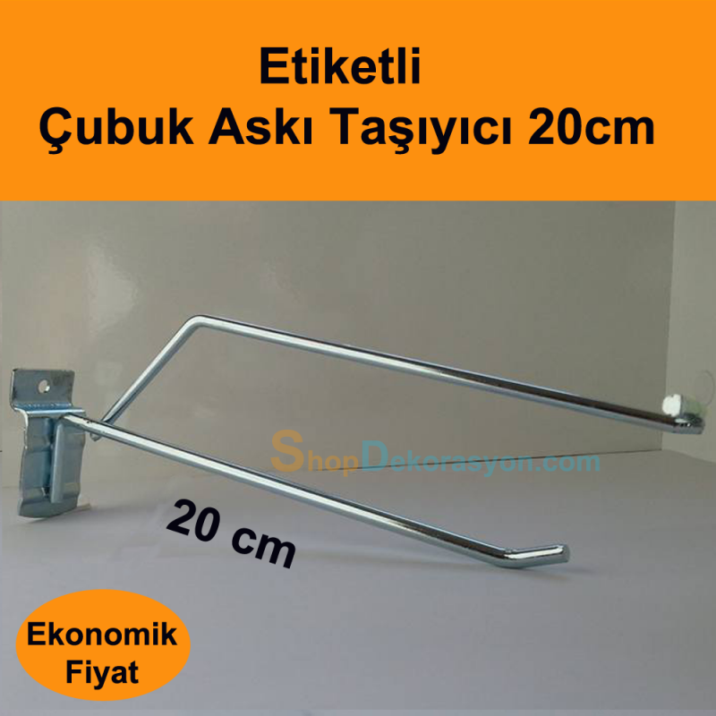 Çubuk Askı Fiyat Etiketlikli