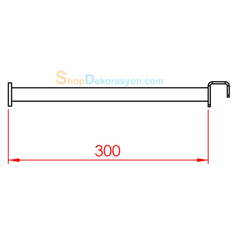 Düz Baston Askılık