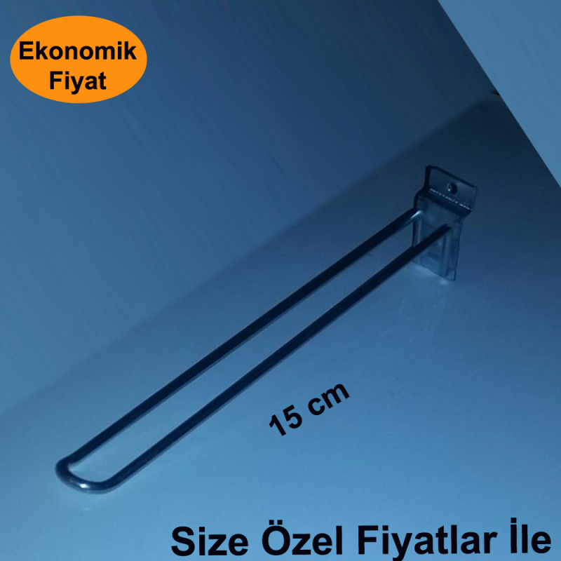 Kanallı Pano Çiftli Askı Kancası