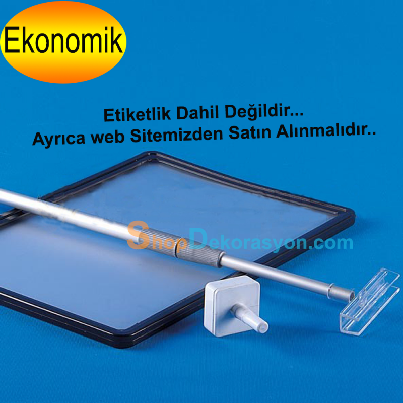 Mıknatıslı Fiyatlık Tutucu Borusu, Etiketlik Hariç