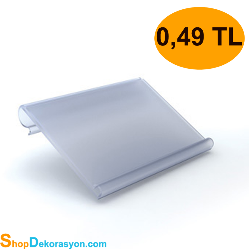 Raf Kancası Fiyat Etiketliği Plastiği