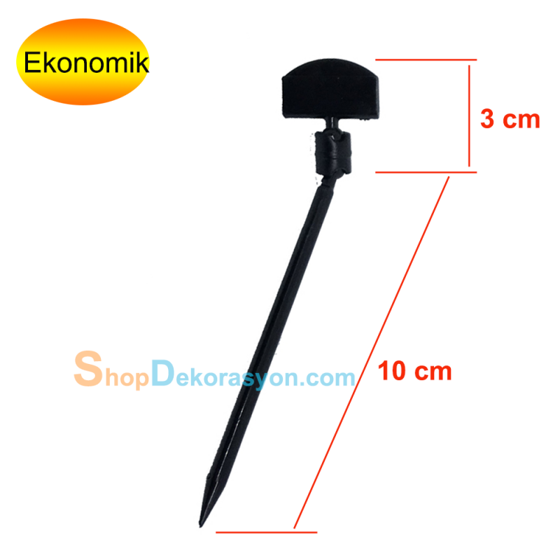 Pastane Saplamalı Etiket Tutucu