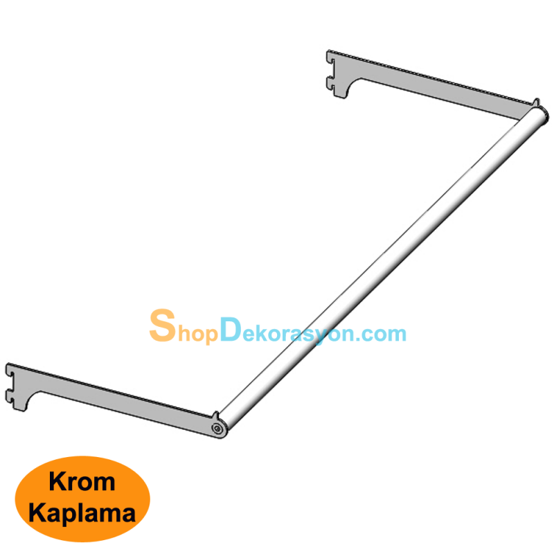 Borulu U Tipi Askı Taşıyıcı Krom