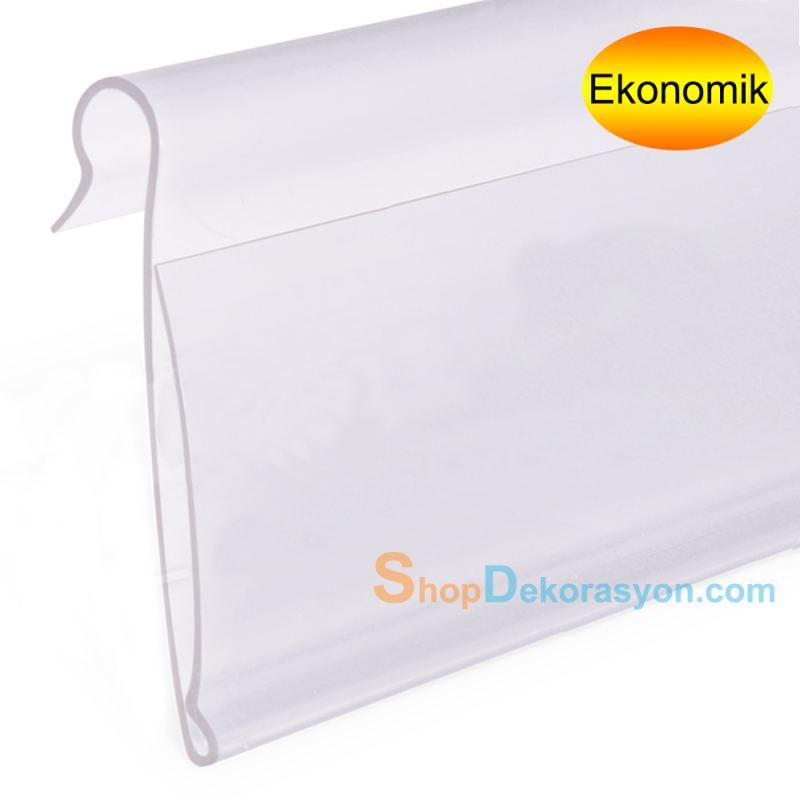 Tel Etiketliği Şeffaf 40mm x 80mm