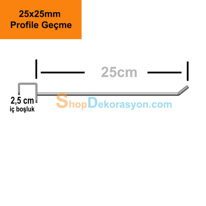 AB İçin Kanca 25cm
