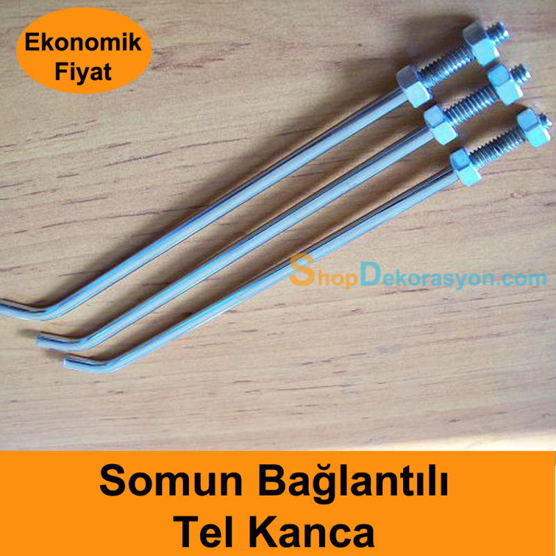 Vidalı Kanca Çift Somunlu