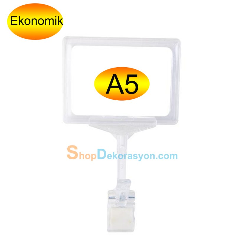 Mandallı Etiketlik Tutucu, A5