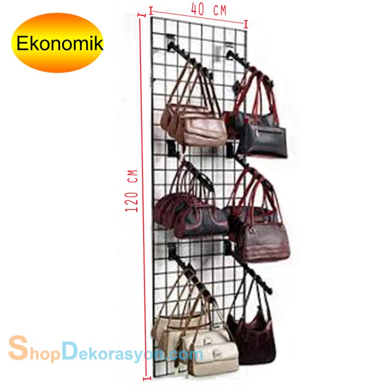 Duvara Tel Izgara Çantalık Standı