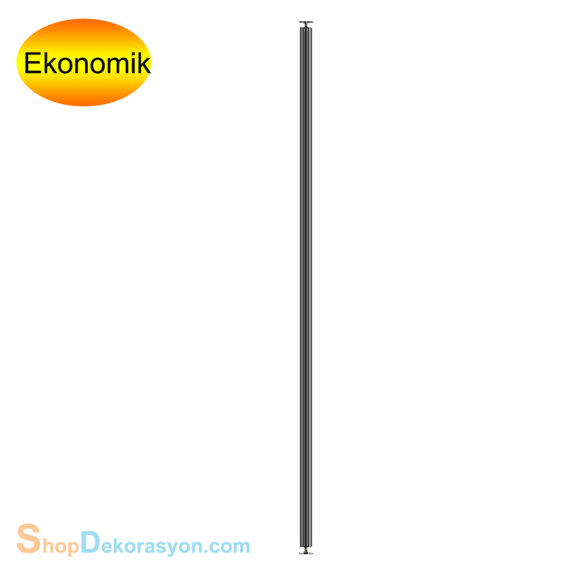 Zemin Tavan Arası Sıkıştırmalı Alüminyum Raf Dikmesi , GOLD Eloksallı