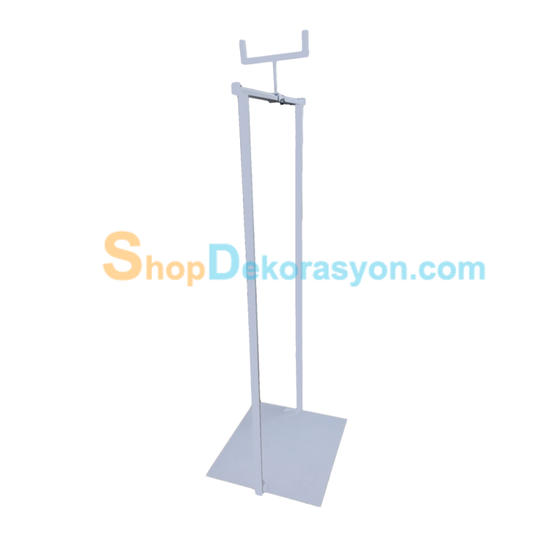 Etiketlikli Askı Standı, Beyaz