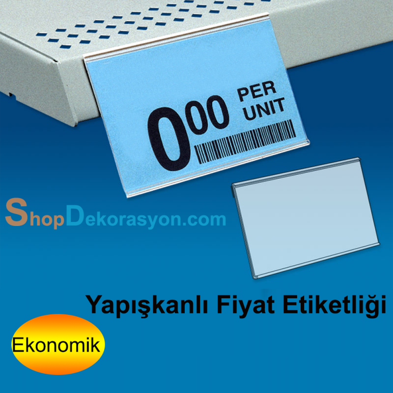 Yapışkan Raf Etiketi H:5cm 