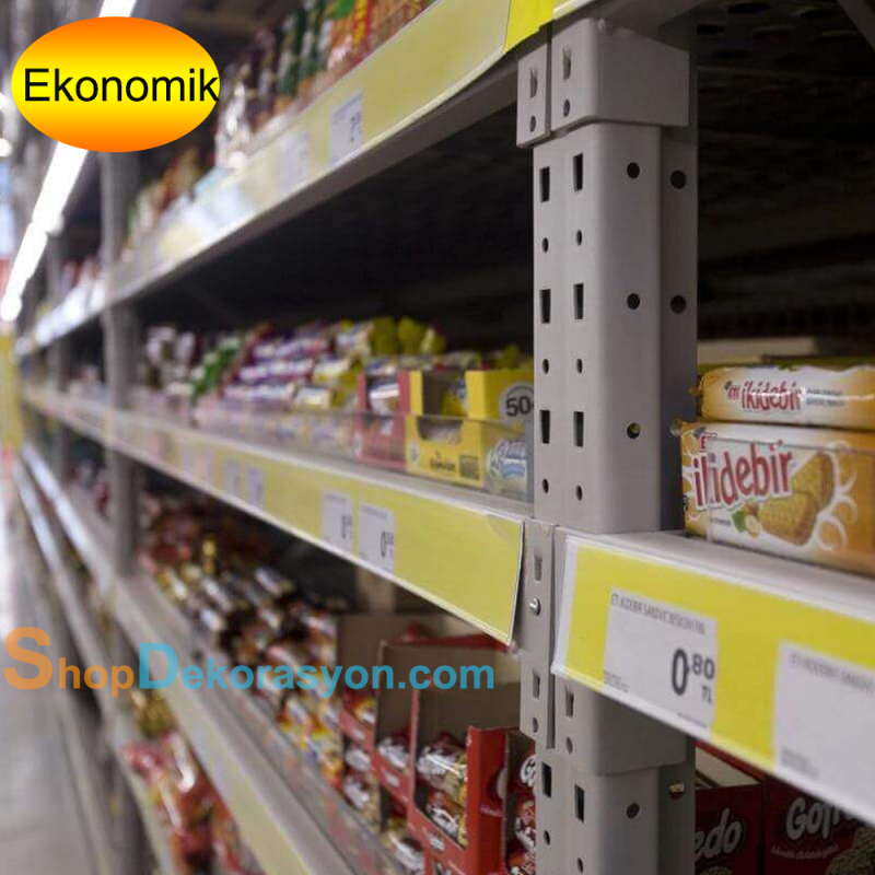 Yapışkanlı Raf Etiketliği H:6cm L:6cm