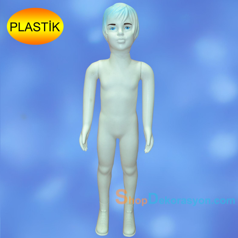 Plastik Çocuk Vitrin Mankenleri 3 - 4 Yaş Kız
