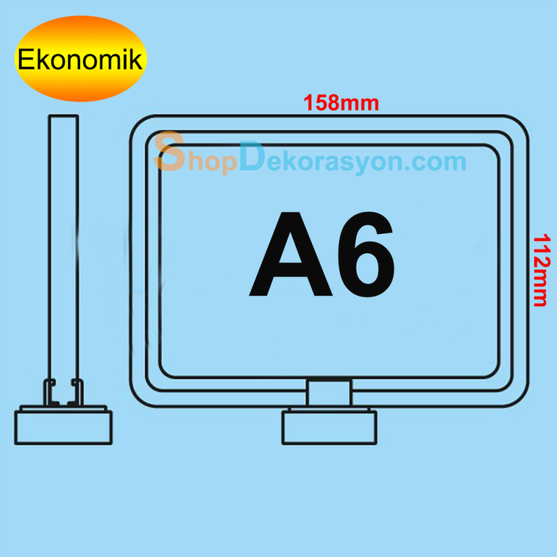 Mıknatıslı Etiketlik A6