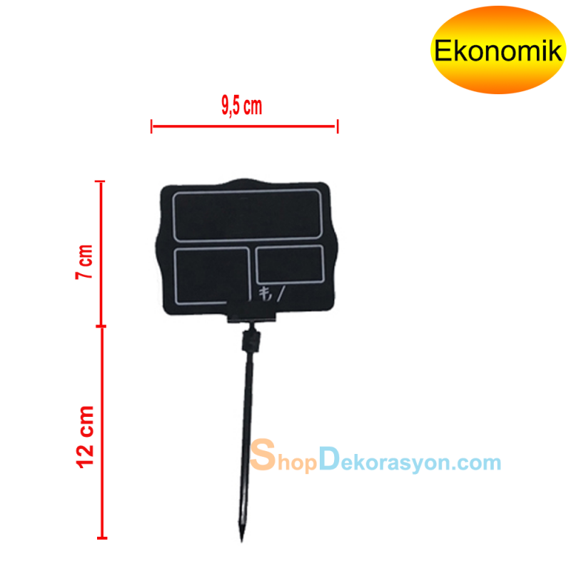 Batırmalı Kasap Reyonu Plastik Saplamalı Etiketlik