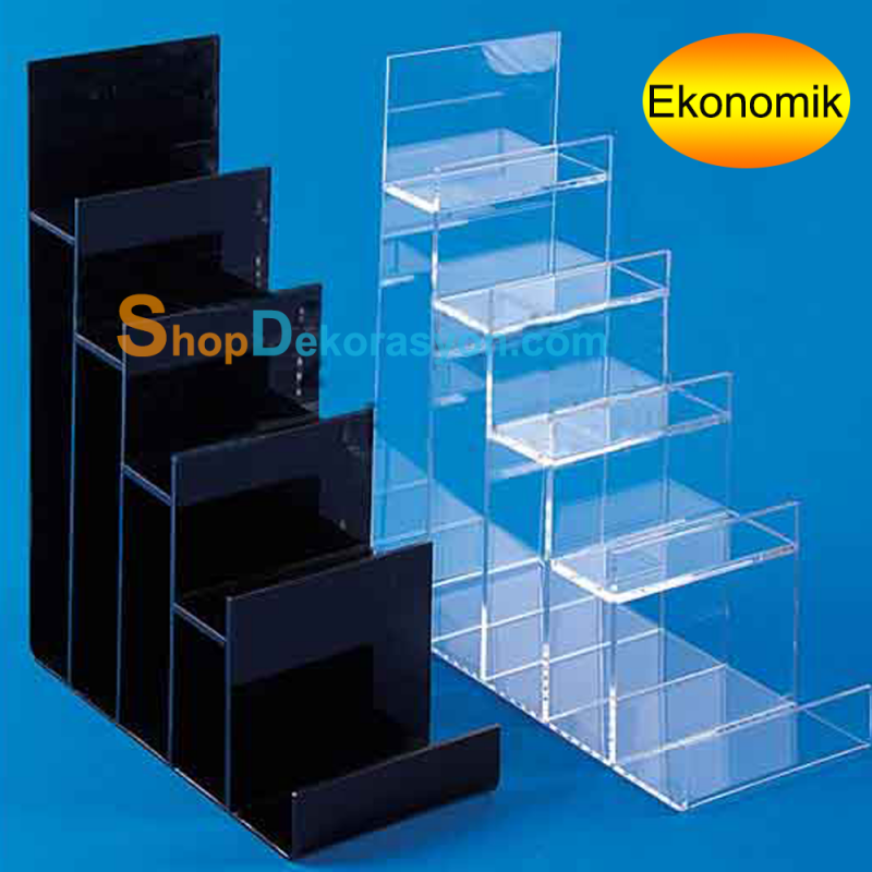 Plastik Cüzdan ve Abiye Çanta Teşhir Standı Şeffaf