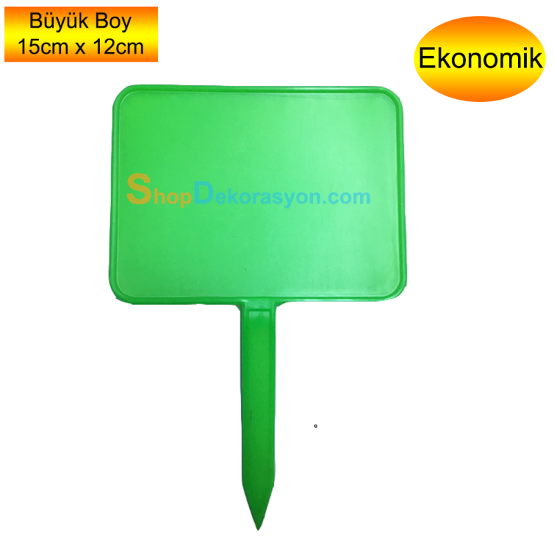 Saplamalı Bakliyat Etiketliği, Büyük Boy