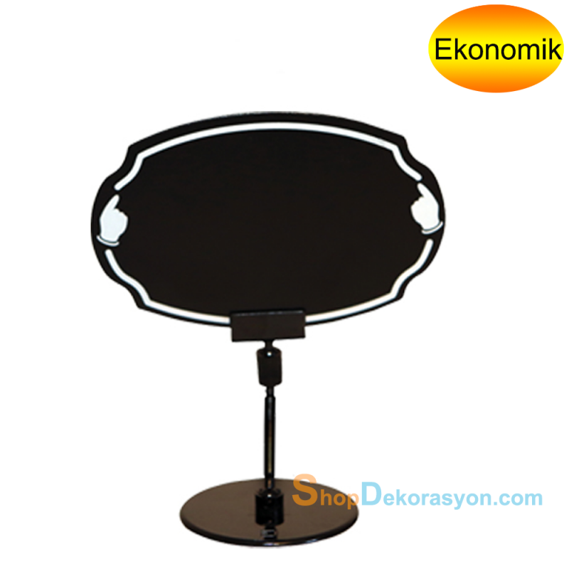 Kasap Ayaklı Fiyatlık Elips Etiketlik