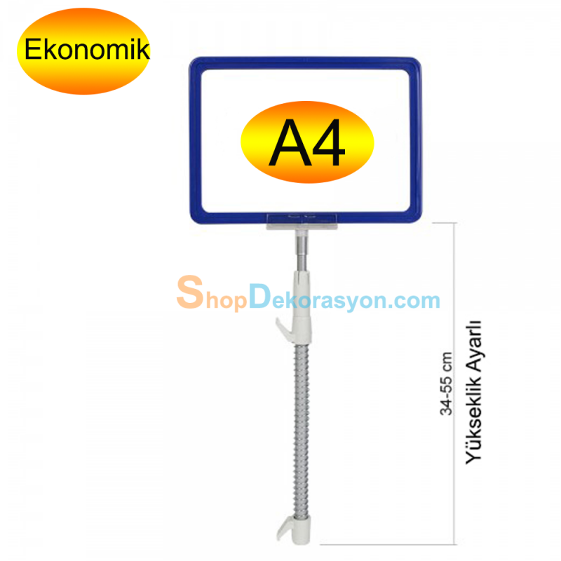 Yaylı Fiyat Etiketliği, A4